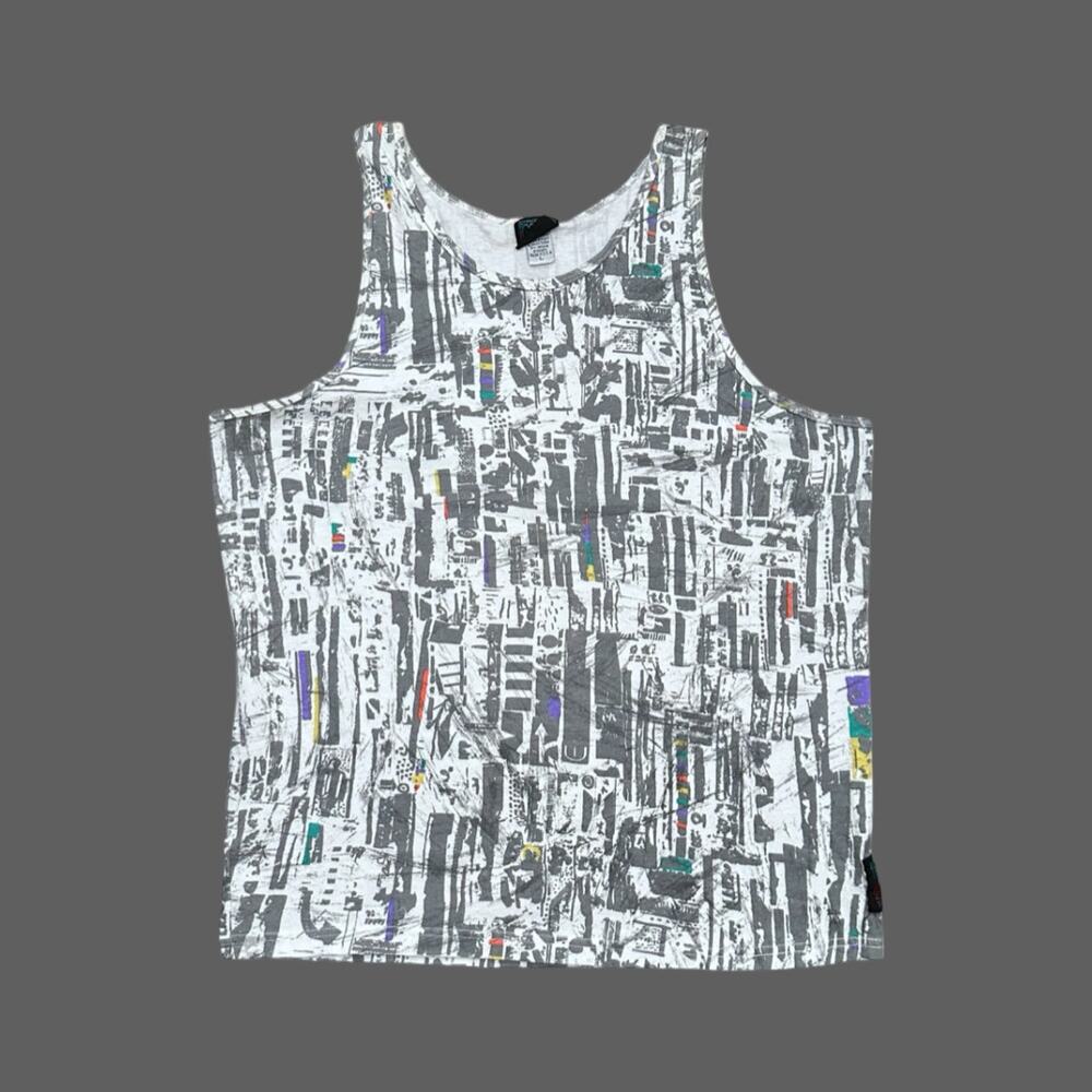 Maui Trading Company Vintage Multicolor Tank Top L